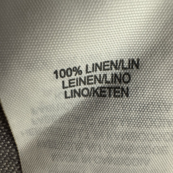 Muji 100% Linen Women Blazer Size:XS Single Breasted Gray Business casual - Picture 8 of 13